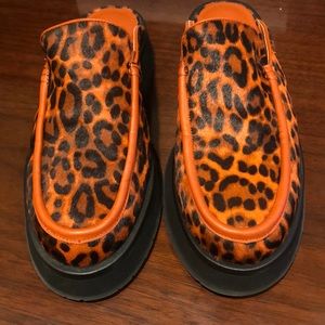 Charlotte Stone Duncan Sienna Leopard Mule